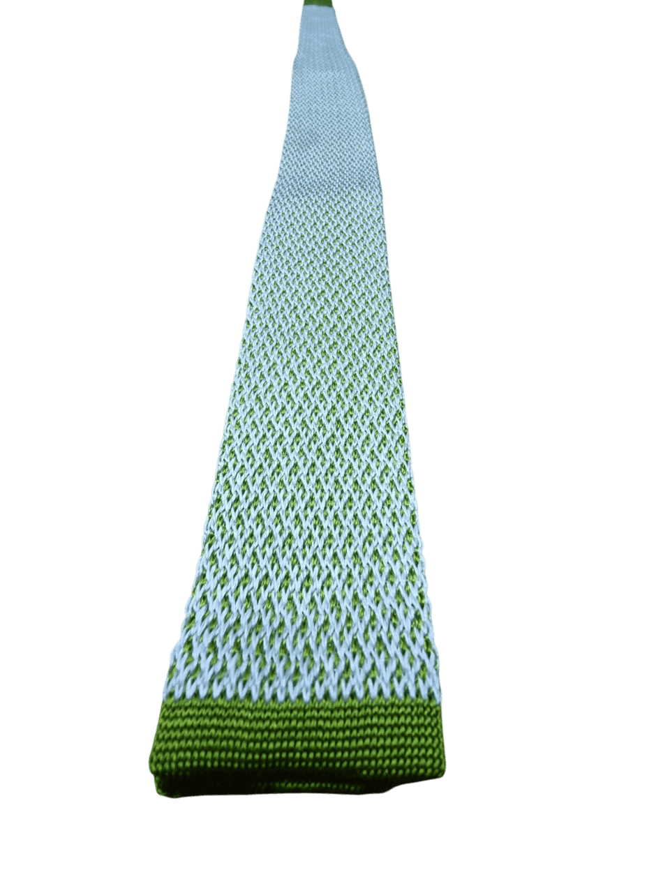 Cravatta uomo Altea - Maglia di seta verde/bianco in Cravatte Couture - Sestu, commercioVirtuoso.it