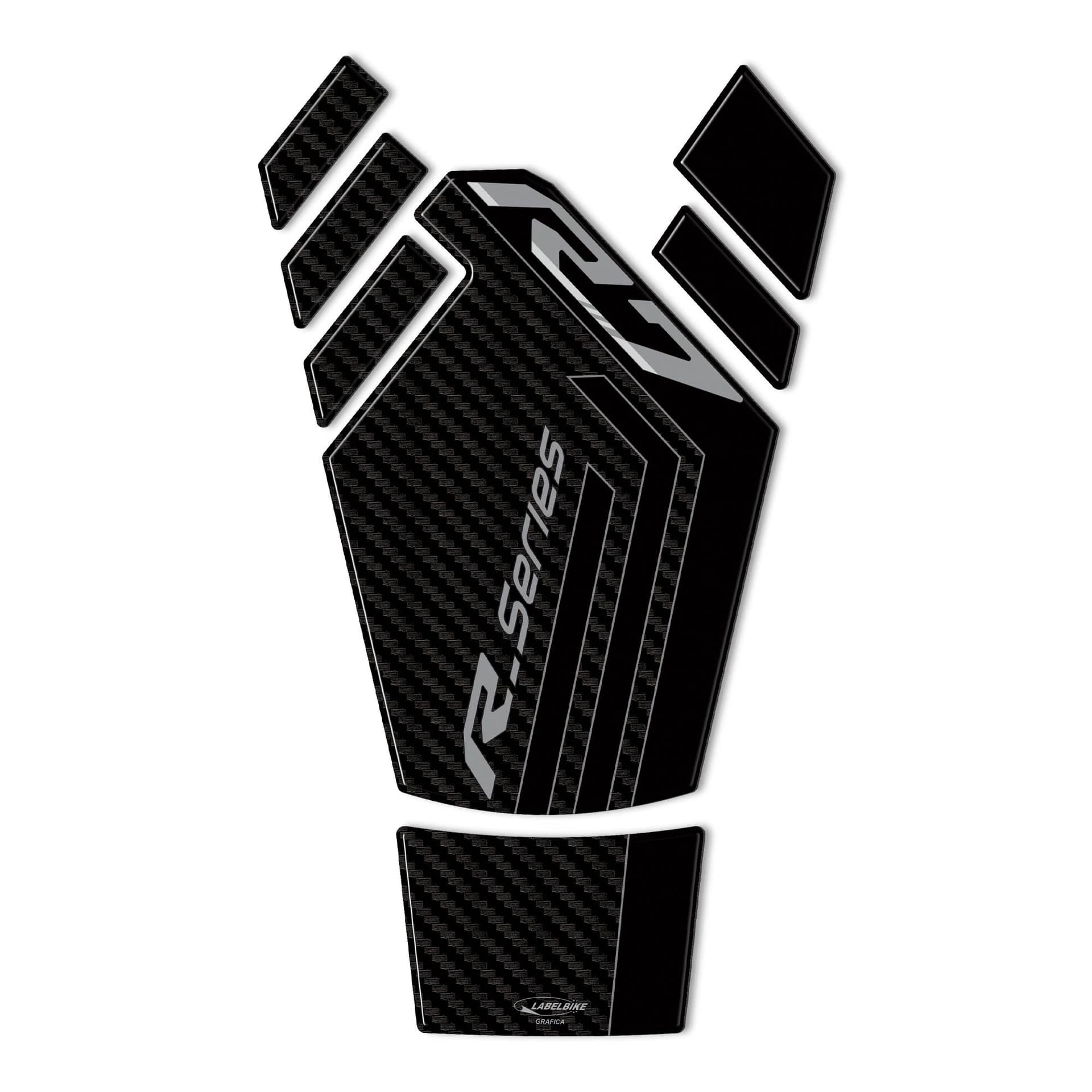 Adesivo 3D Protezione Paraserbatoio moto compatibile con Yamaha R7 2021-2024 in Decalcomanie adesivi e magneti LabelBike - Bibbiano, commercioVirtuoso.it