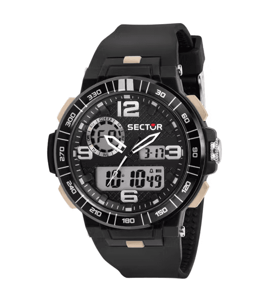 SECTOR - orologio digitale uomo Ex-28 Nero