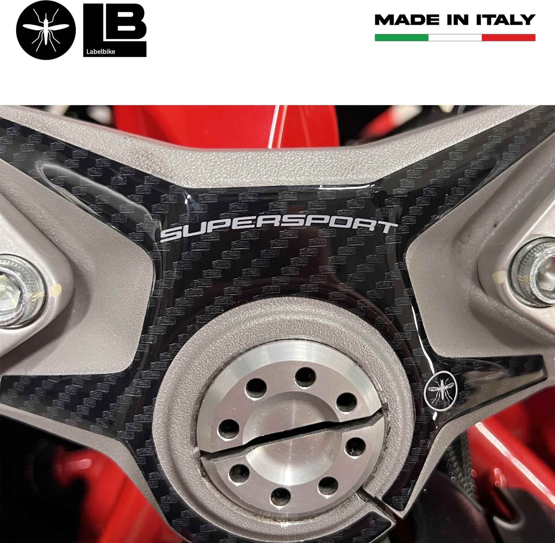 Adesivo 3D Protezione Piastra Forcella compatibile con Moto Ducati Supersport in Decalcomanie adesivi e magneti LabelBike - Bibbiano, commercioVirtuoso.it