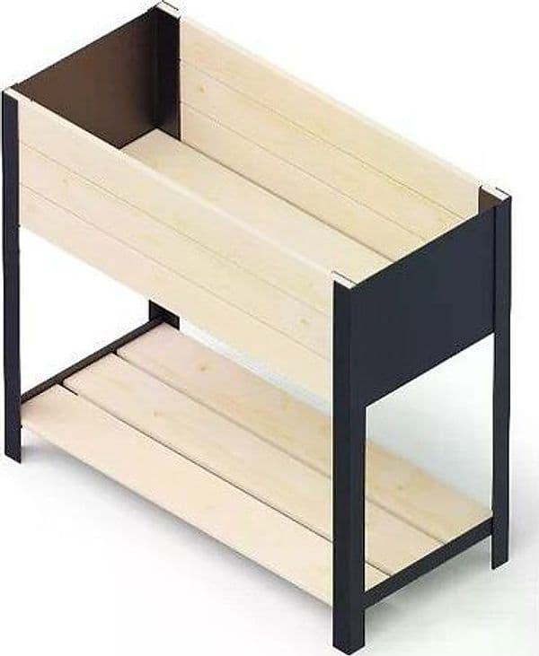 Fioriera kronus 0437 upyard modern box high natural e nero
