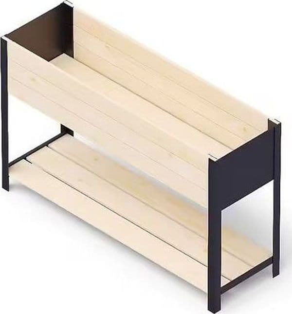 Fioriera kronus 0529 upyard modern box high natural e nero