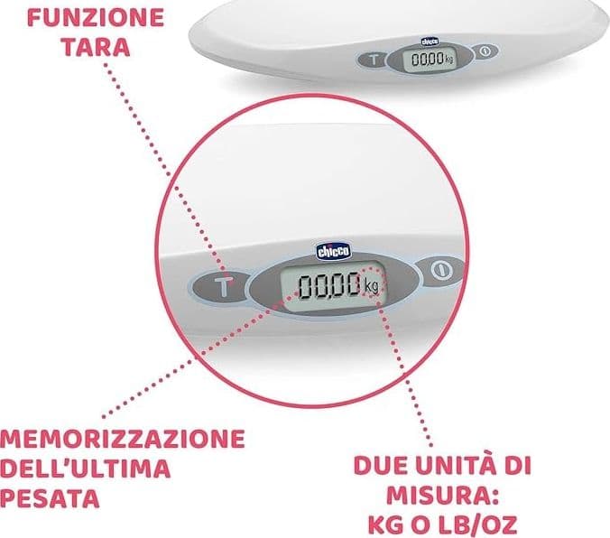Chicco - Bilancia Digitale Pesa Bambini in prodotto Centro Bimbo - Siderno, commercioVirtuoso.it