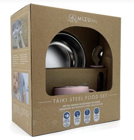 Mizu Baby Food set Taiki Steel in prodotto Centro Bimbo - Siderno, commercioVirtuoso.it