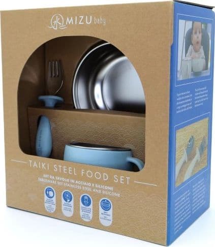 Mizu Baby Food set Taiki Steel in prodotto Centro Bimbo - Siderno, commercioVirtuoso.it