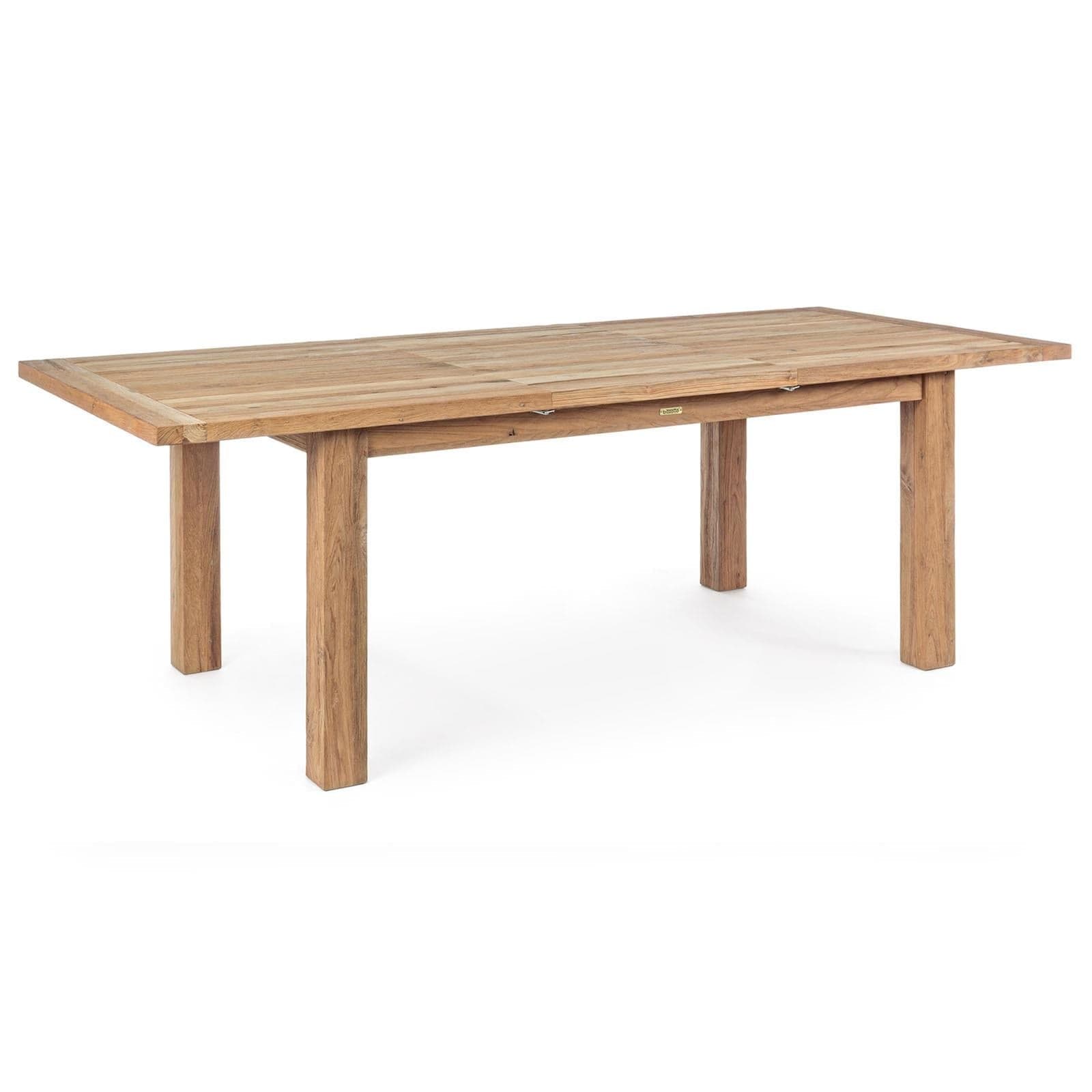 Tavolo allungabile "Bounty" in legno di Teak Riciclato da giardino 160/220 x 95 cm - 21