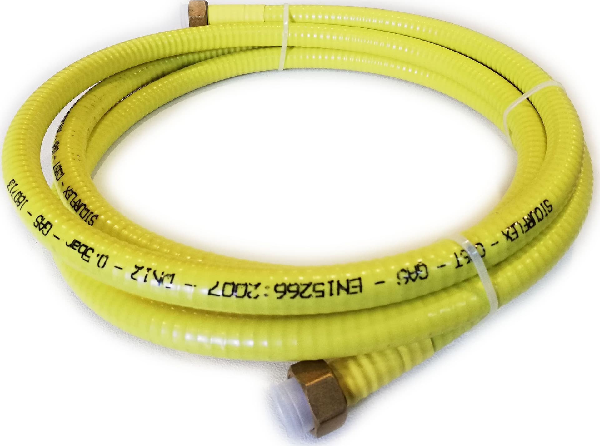 Tubo flessibile gas 300cm UNI EN 15266:2007 in acciaio inox per cucina con guaina e staffe in  Aloiserw.com - Altomonte, commercioVirtuoso.it