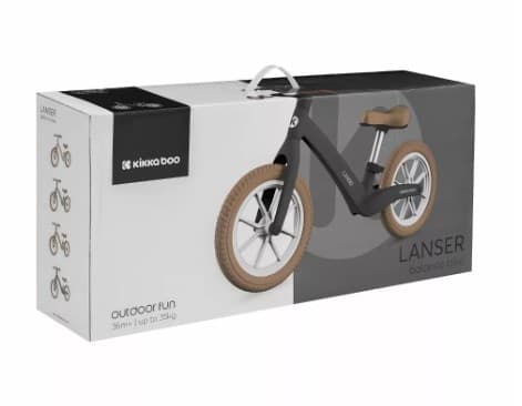 Bici senza pedali Kikkaboo Lanser nera in Biciclette senza pedali Centro Bimbo - Siderno, commercioVirtuoso.it