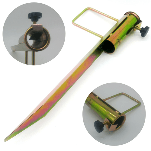 Picchetto in metallo porta ombrellone ideale per le spiagge di sabbia e ciottoli in Giocattoli per sabbia e spiaggia La Zappa - Altamura, commercioVirtuoso.it