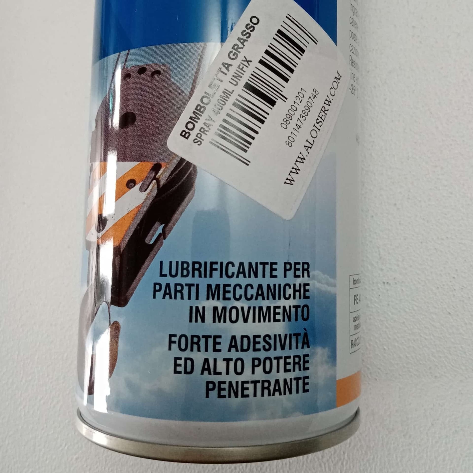 Unifix Grasso incolore 400ml lubrificante spray atossico per parti meccaniche in movimento in Lubrificanti Aloiserw.com - Altomonte, commercioVirtuoso.it