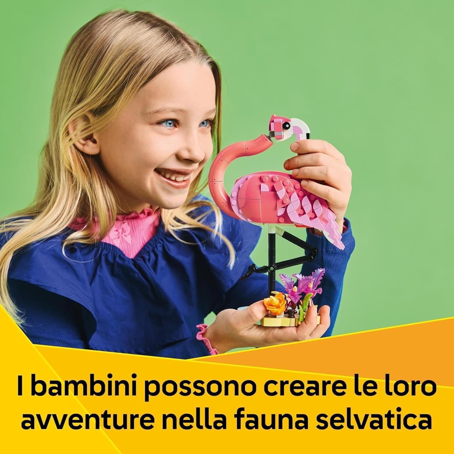 LEGO Creator - Animali Selvatici Fenicottero Rosa 3 in 1-  31170 in Set di costruzioni Centro Bimbo - Siderno, commercioVirtuoso.it
