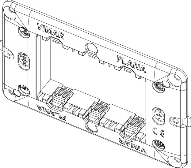 Vimar supporto 3 moduli con viti per scatole 3 moduli tipo 503 in Placche combinate interruttori e prese Aloiserw.com - Altomonte, commercioVirtuoso.it