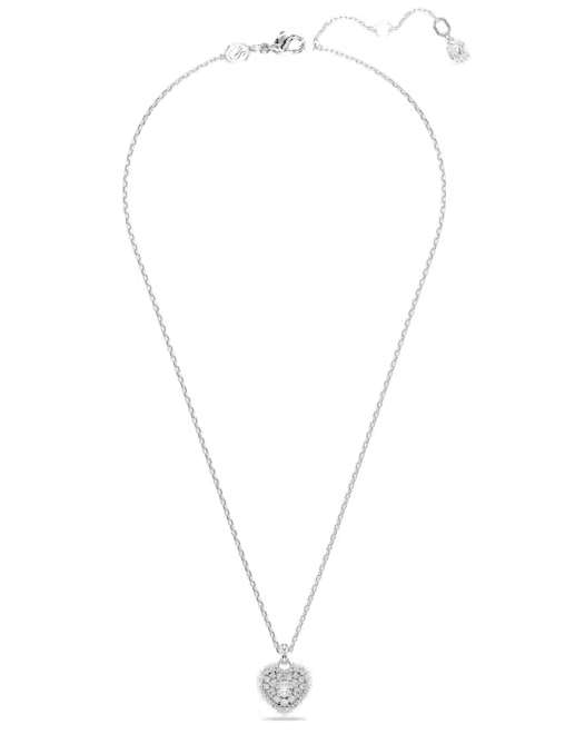 Swarovski - Collana con Pendente Hyperbola, Cuore, Bianco, Placcato rodio in Collane Alba Gioielli - Casoria, commercioVirtuoso.it