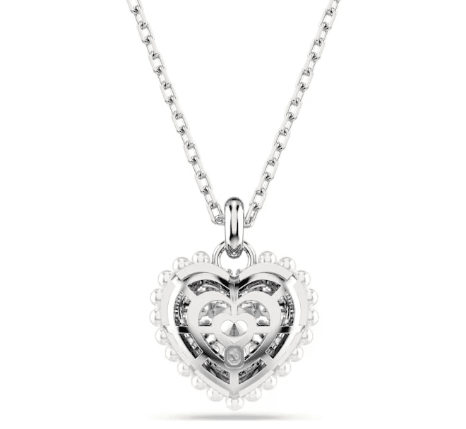 Swarovski - Collana con Pendente Hyperbola, Cuore, Bianco, Placcato rodio in Collane Alba Gioielli - Casoria, commercioVirtuoso.it
