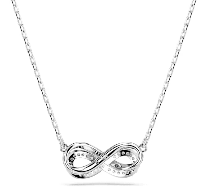 Swarovski - Collana con Pendente Hyperbola, Pavé, Infinito, Bianco, Placcato rodio in Collane Alba Gioielli - Casoria, commercioVirtuoso.it