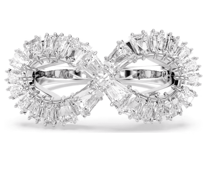 Swarovski - Anello cocktail Hyperbola, Infinito, Bianco, Placcato rodio in Anelli Alba Gioielli - Casoria, commercioVirtuoso.it