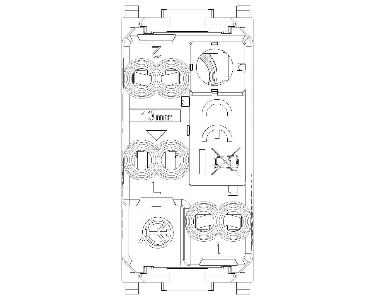 Vimar deviatore bianco 1P 10 AX 250 V Max 100 W per lampade con alimentatore integrato lluminabile tasto sostituibile in Interruttori dimmer Aloiserw.com - Altomonte, commercioVirtuoso.it