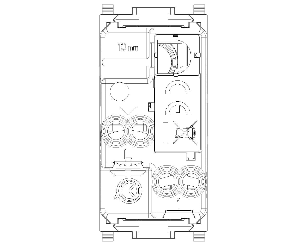 Vimar pulsante bianco 1P NO 10A 250V illuminabile tasto sostituibile in prodotto Aloiserw.com - Altomonte, commercioVirtuoso.it