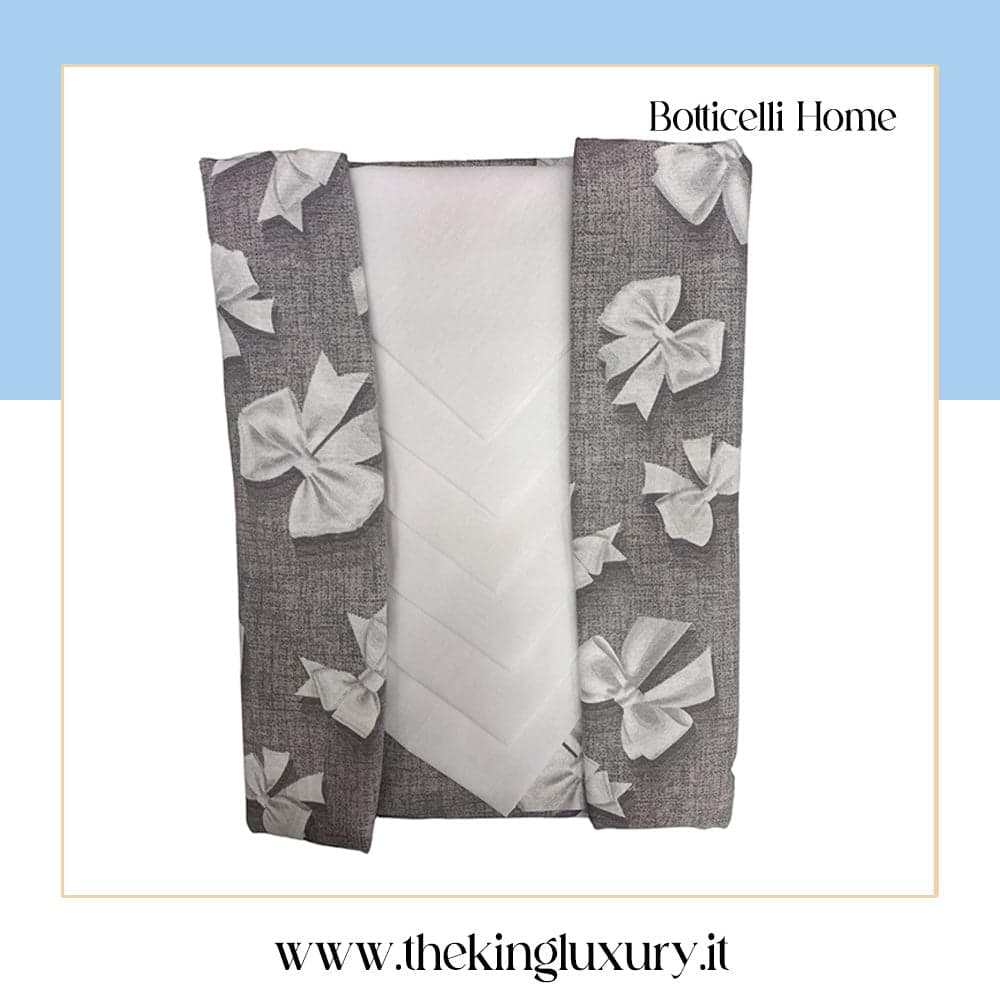 Tovaglia da Tavola Botticelli Procida X12 100% Cotone in Tovaglioli The King Luxury - San Marcellino, commercioVirtuoso.it