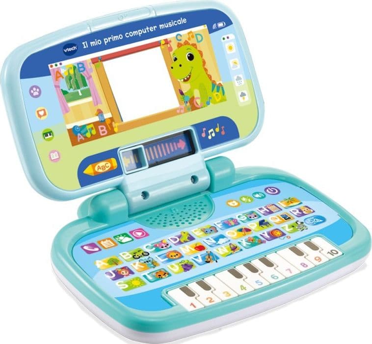 VTech - Computer Tocca, Suona E Impara 576407 in Giochi musicali Centro Bimbo - Siderno, commercioVirtuoso.it