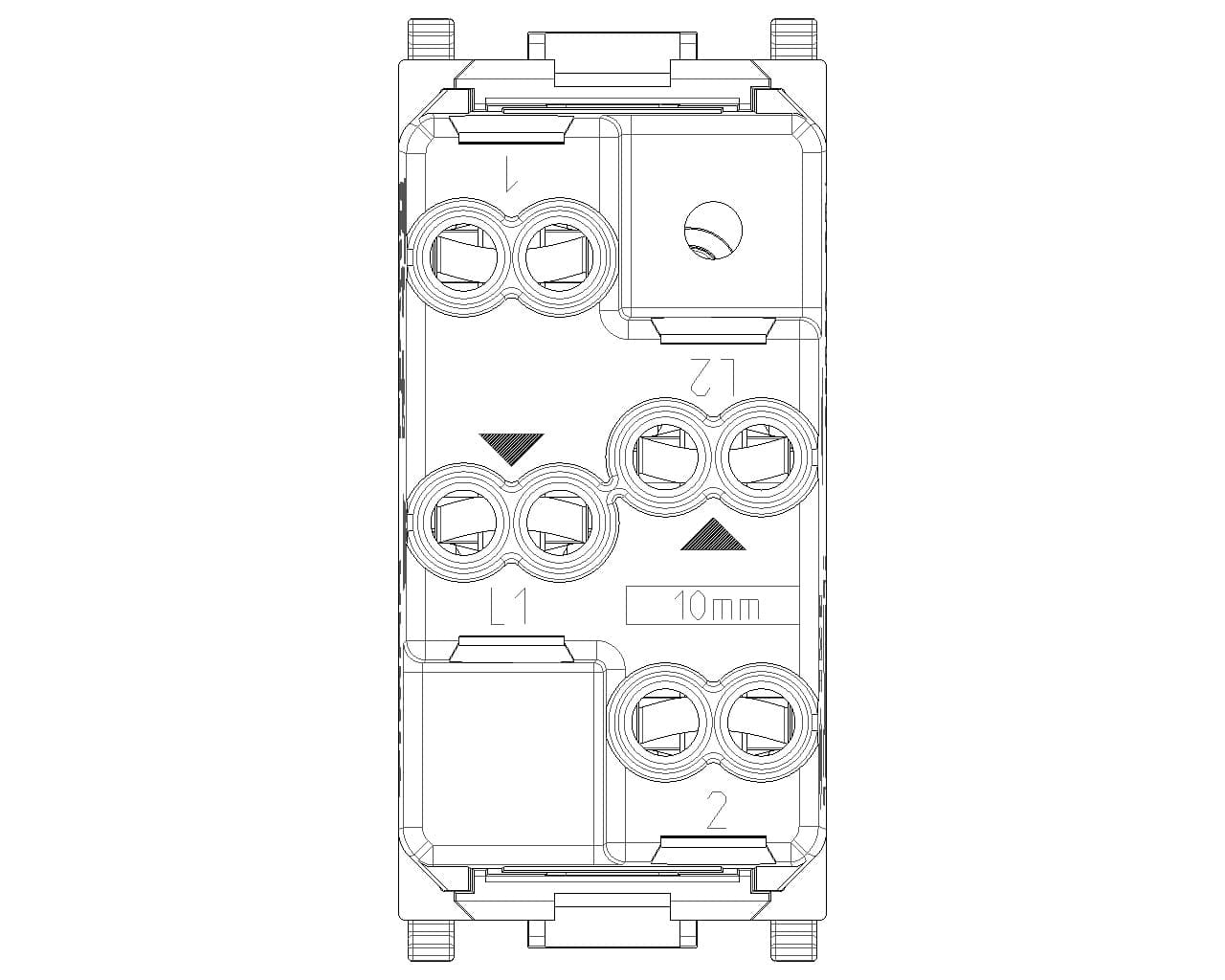 Vimar due pulsanti bianco interbloccati 1P NO + 1P NO 10A 250V con frecce direzionali in Placche per interruttori Aloiserw.com - Altomonte, commercioVirtuoso.it