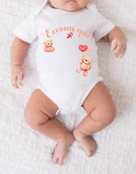 Mella Kids - Body con scritta 100% cotone in Body Centro Bimbo - Siderno, commercioVirtuoso.it