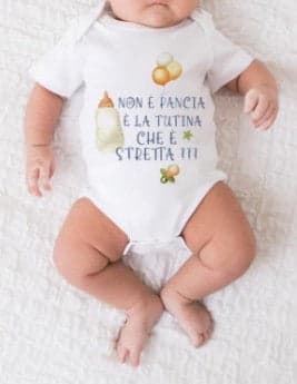 Mella Kids - Body con scritta 100% cotone in Body Centro Bimbo - Siderno, commercioVirtuoso.it