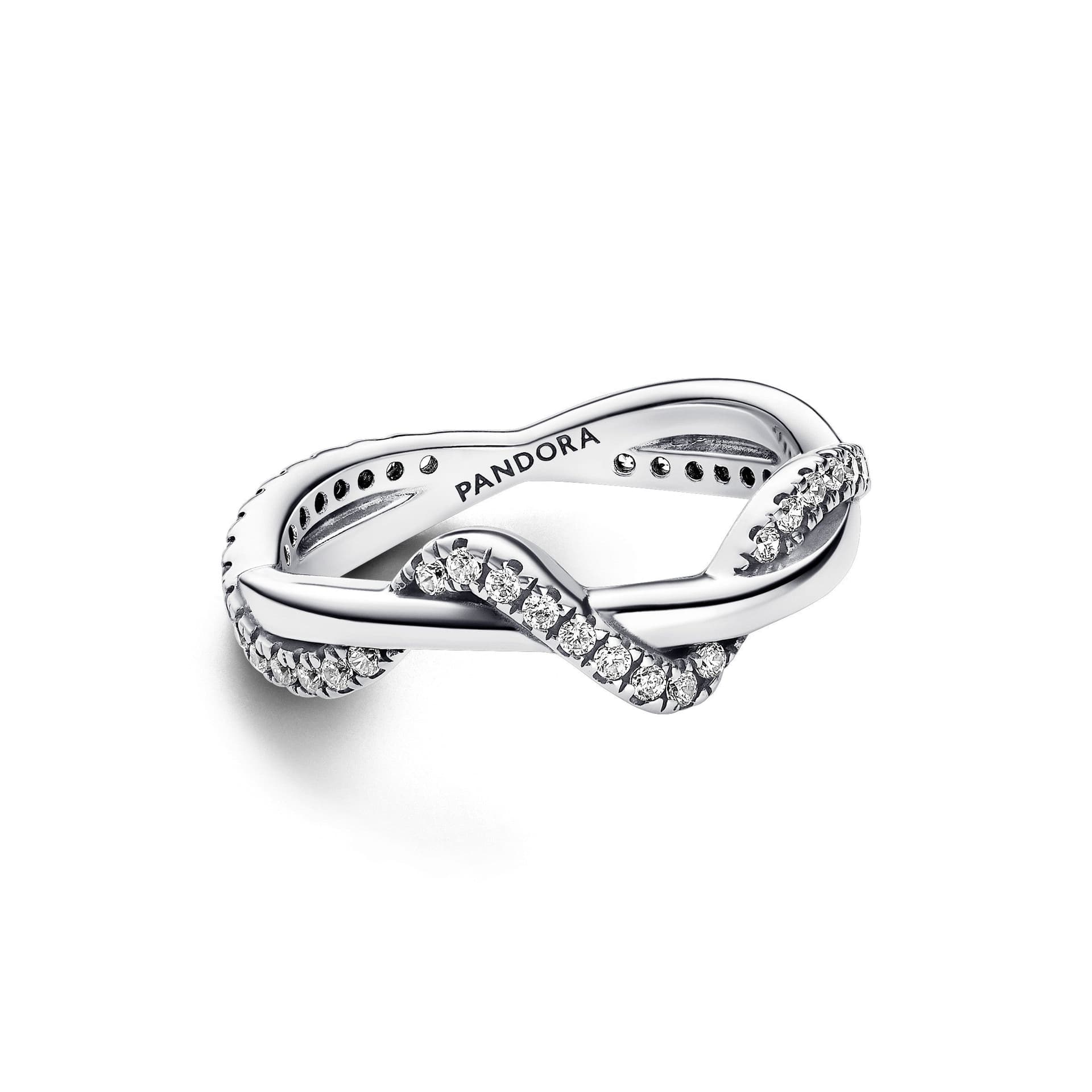 Pandora - Anello Onda Intreccio Luminoso in Anelli Alba Gioielli - Casoria, commercioVirtuoso.it
