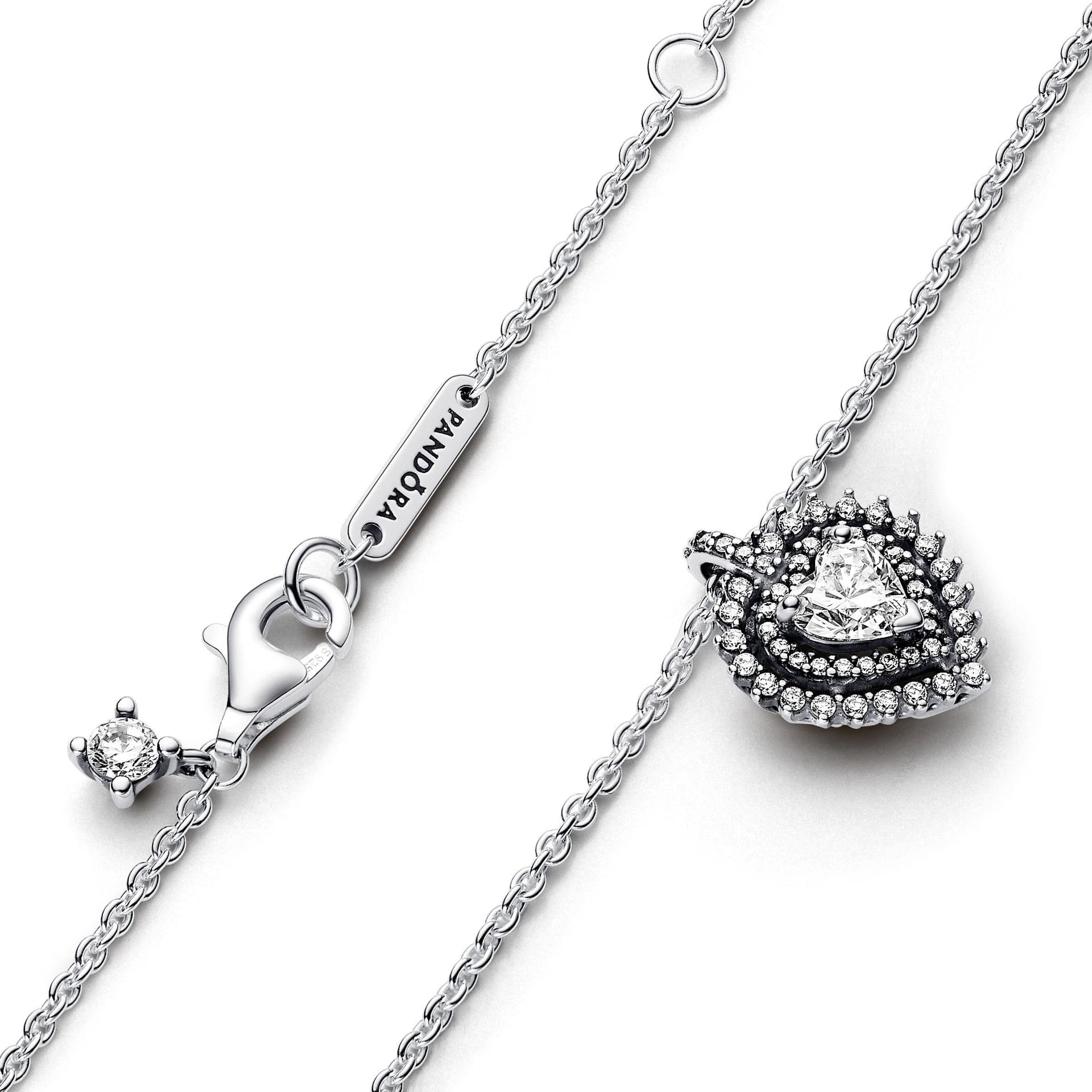 Pandora - Collana Punto Luce Cuore e Pavè in Collane Alba Gioielli - Casoria, commercioVirtuoso.it