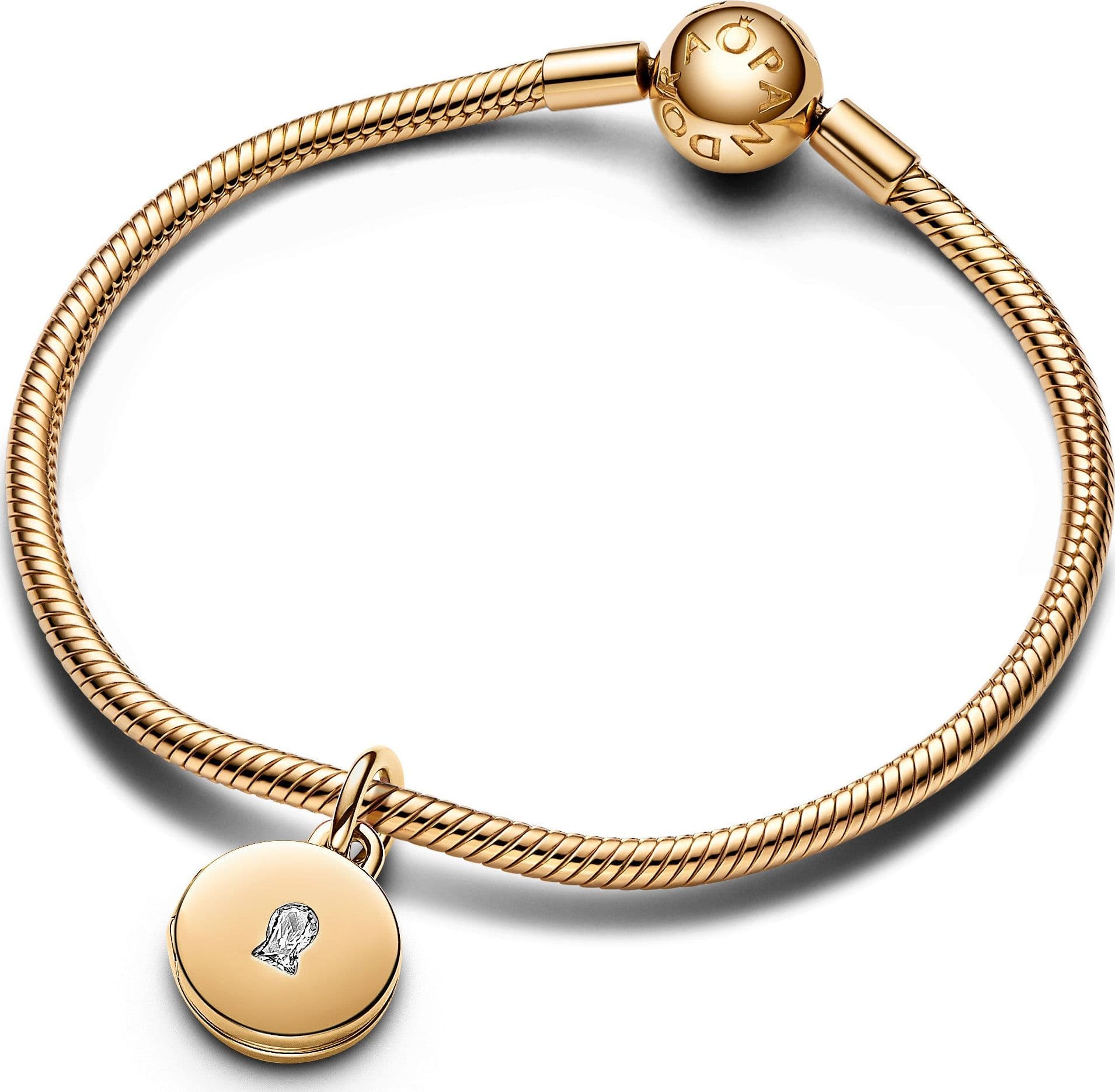 Pandora - Charm Pendente Lucchetto Apribile da Incidere in Bead Charm Alba Gioielli - Casoria, commercioVirtuoso.it