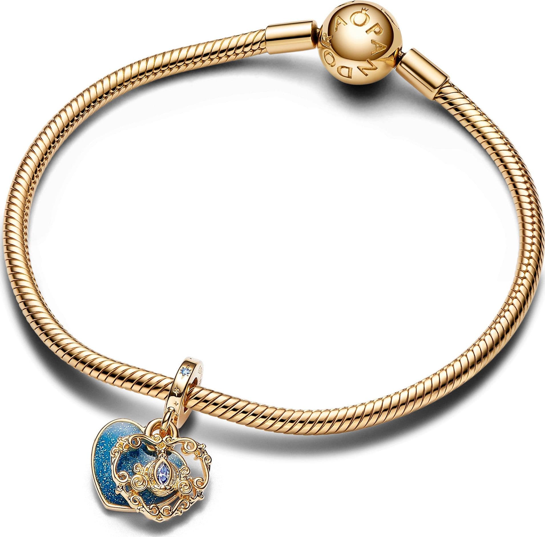 Pandora - Charm Disney, Cenerentola, Pendente Carrozza e Cuore in Bead Charm Alba Gioielli - Casoria, commercioVirtuoso.it