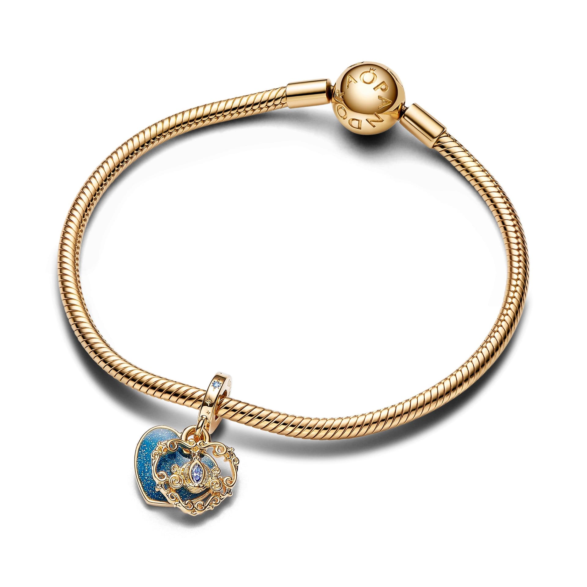 Pandora - Charm Disney, Cenerentola, Pendente Carrozza e Cuore in Bead Charm Alba Gioielli - Casoria, commercioVirtuoso.it