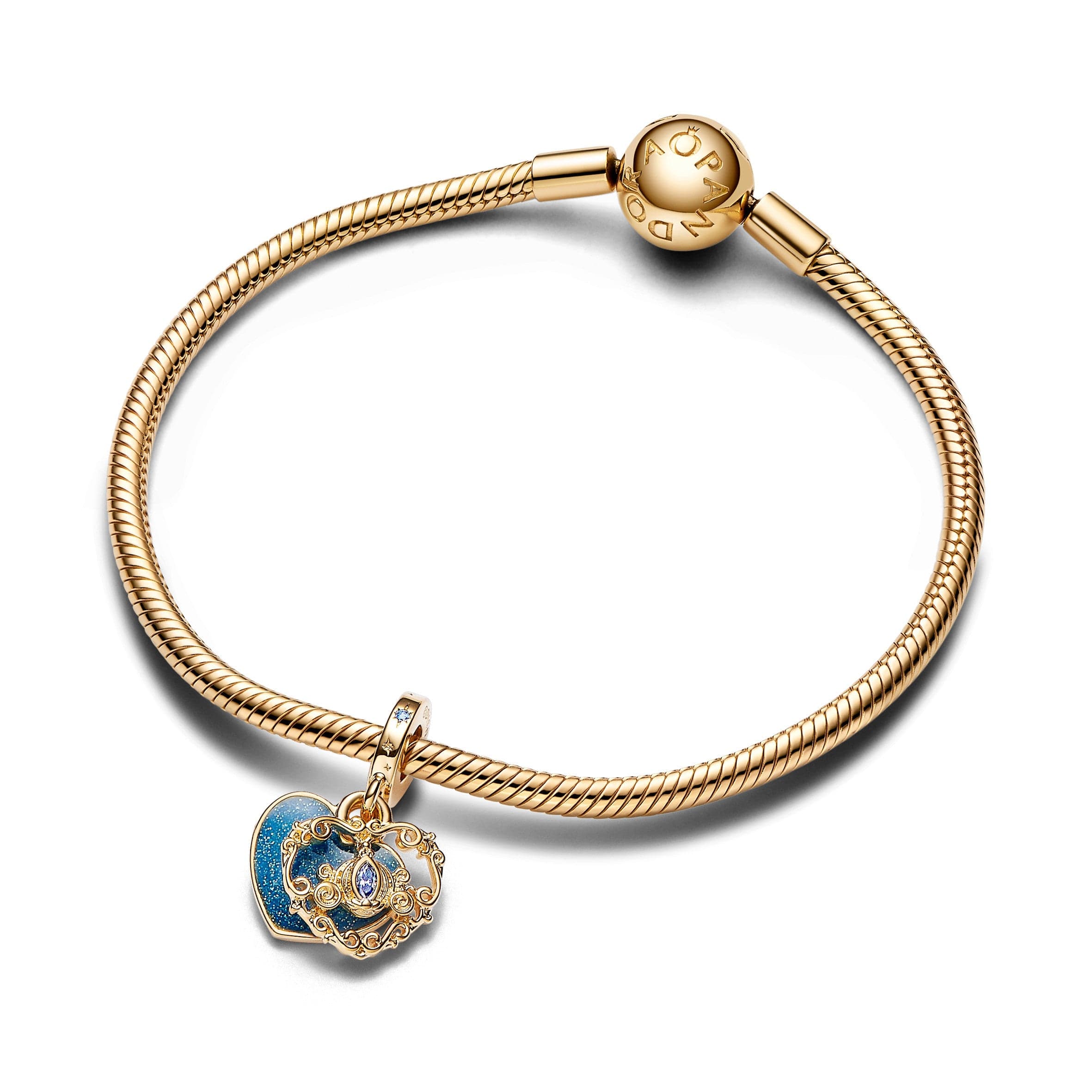 Pandora - Charm Disney, Cenerentola, Pendente Carrozza e Cuore in Bead Charm Alba Gioielli - Casoria, commercioVirtuoso.it