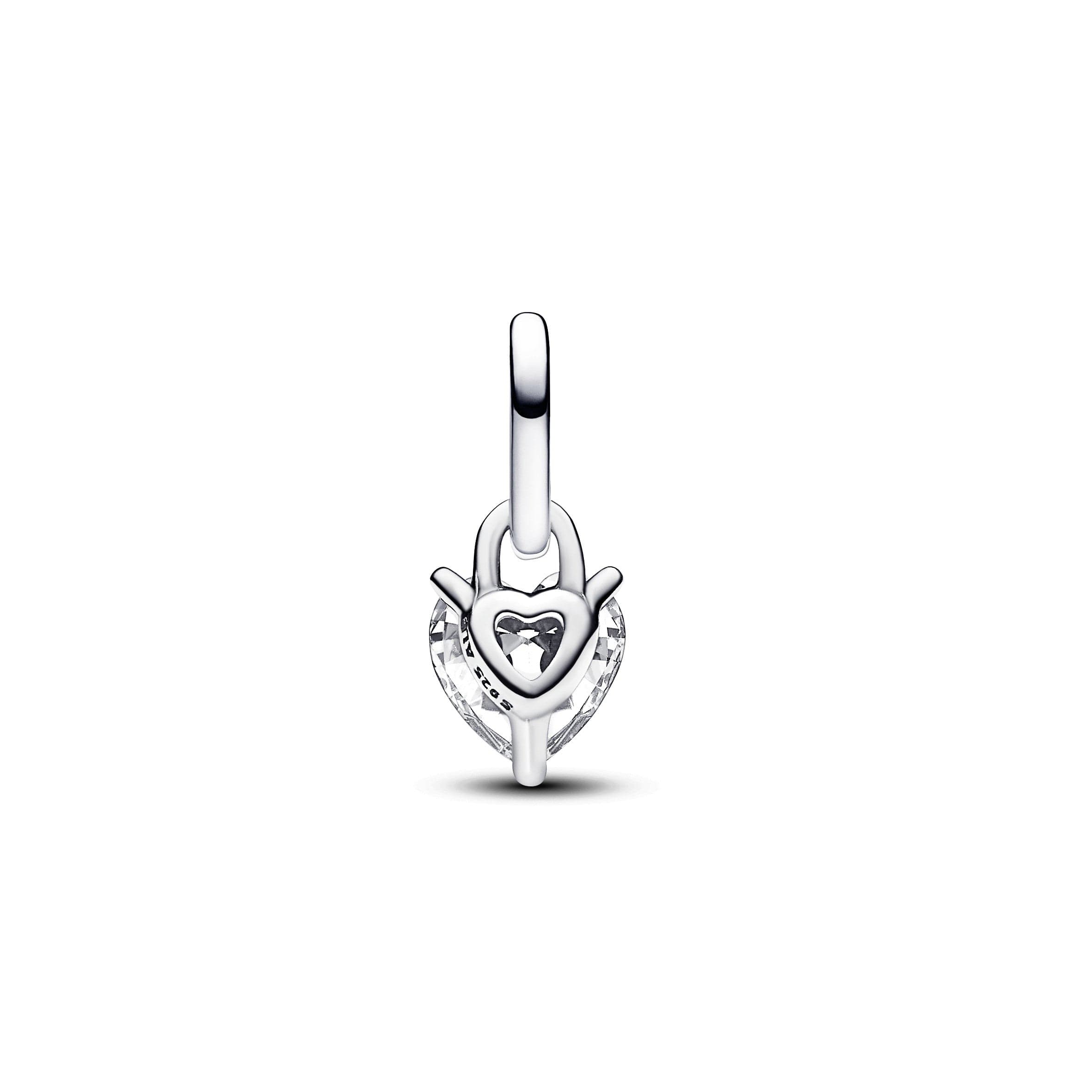 Pandora - Charm Mini Pendente Keyhole Heart Pandora ME in Bead Charm Alba Gioielli - Casoria, commercioVirtuoso.it