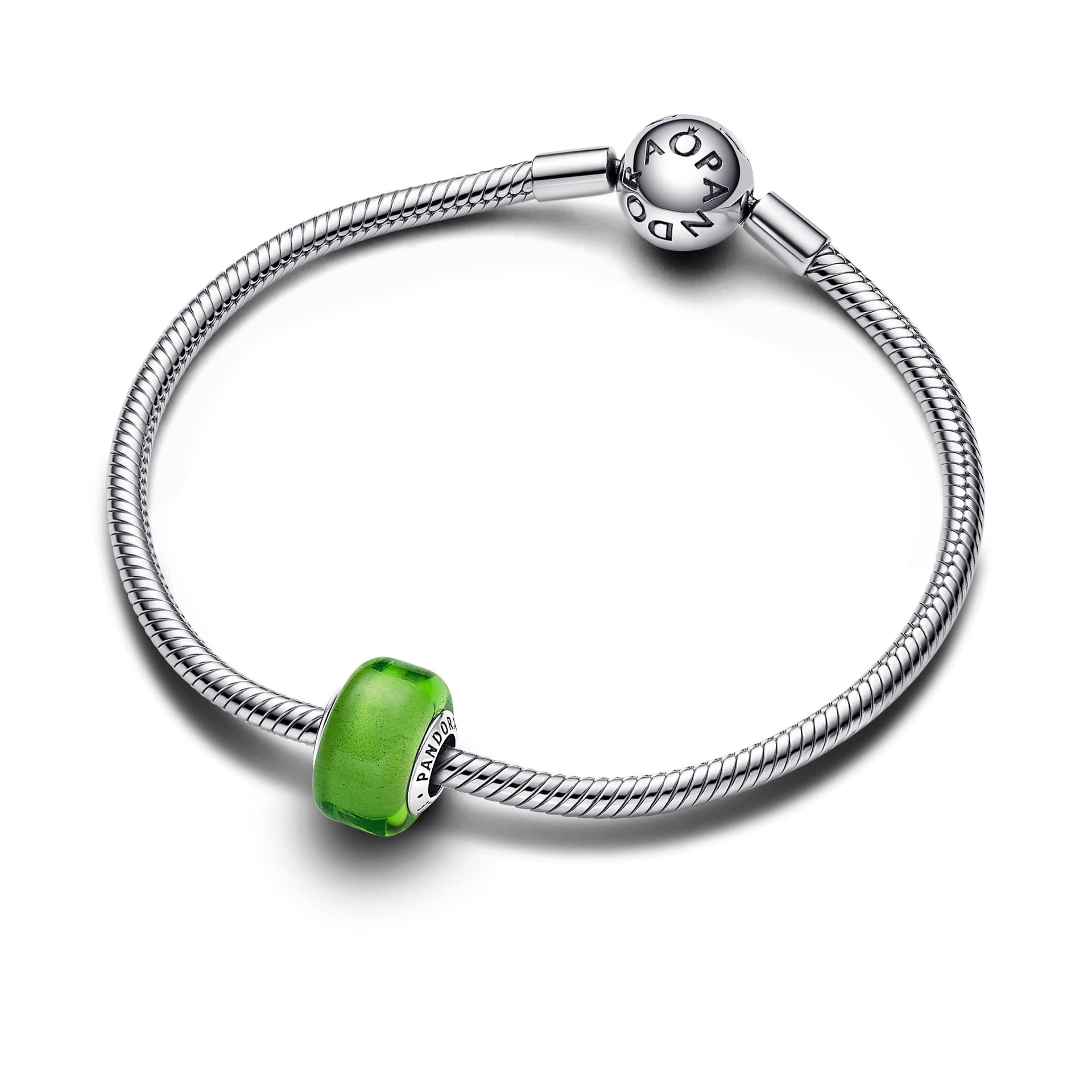 Pandora - Charm Mini Vetro di Murano Verde in Bead Charm Alba Gioielli - Casoria, commercioVirtuoso.it