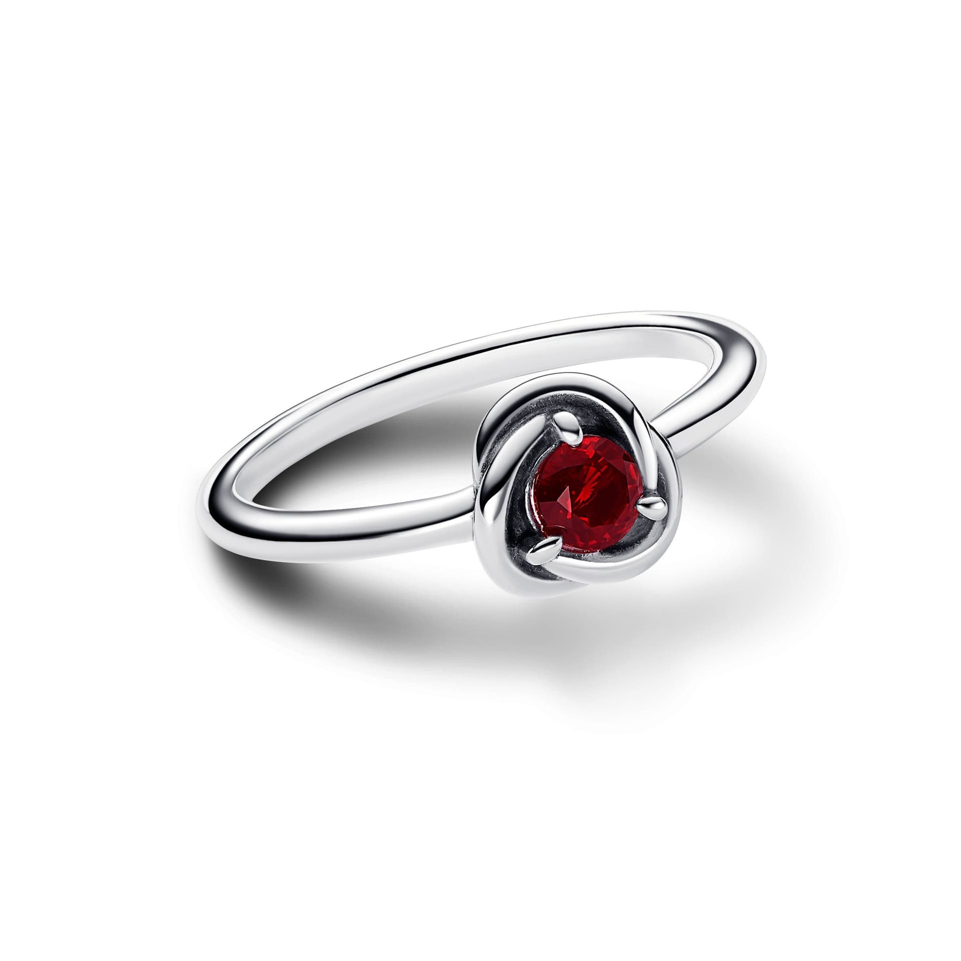 Pandora - Anello Cerchio Eterno Rosso Scuro Gennaio in Anelli Alba Gioielli - Casoria, commercioVirtuoso.it
