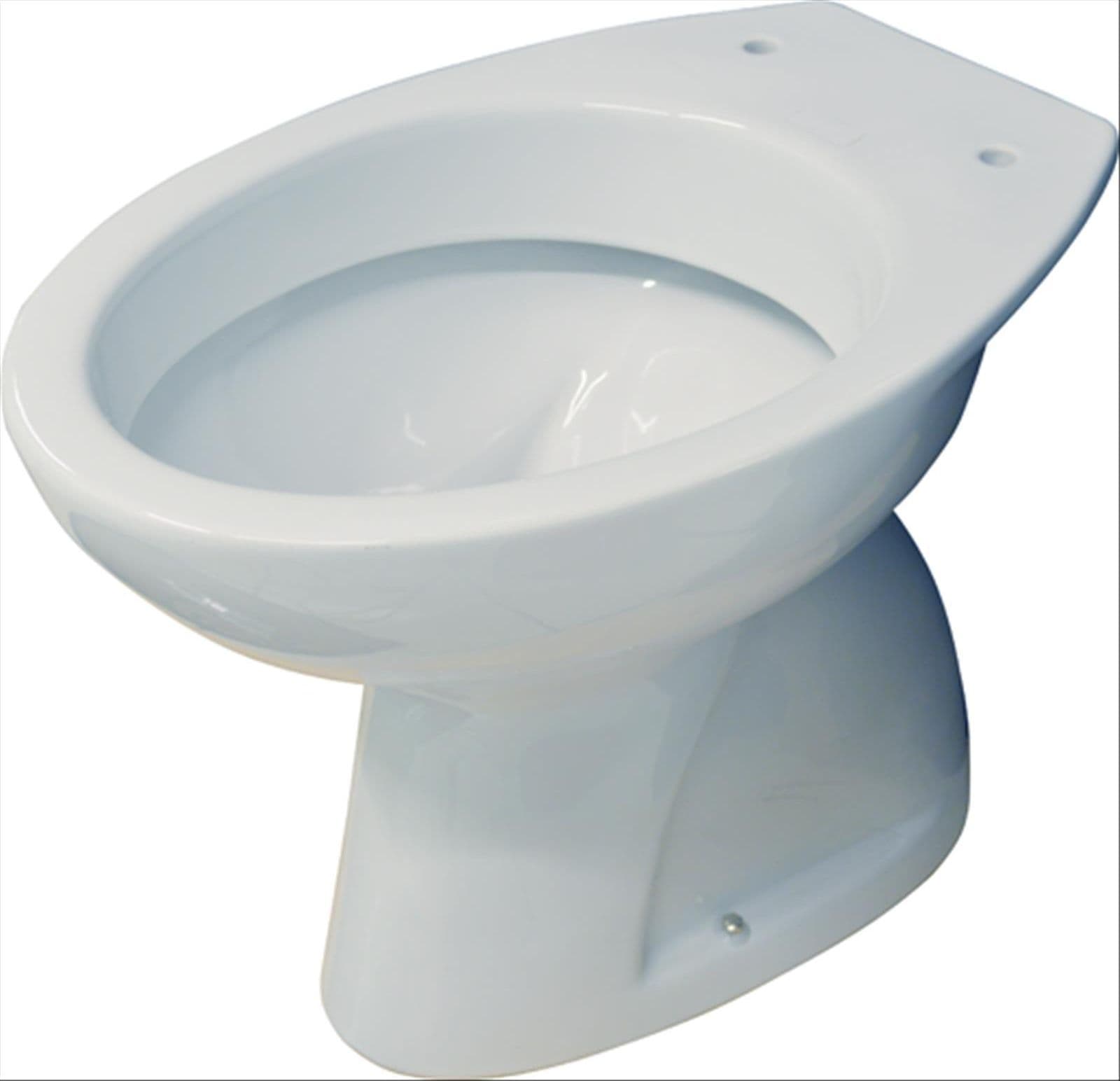 Vaso wc a terra c/scarico pavimento "gilda" dolomite – Mi.lo Srl – bianco