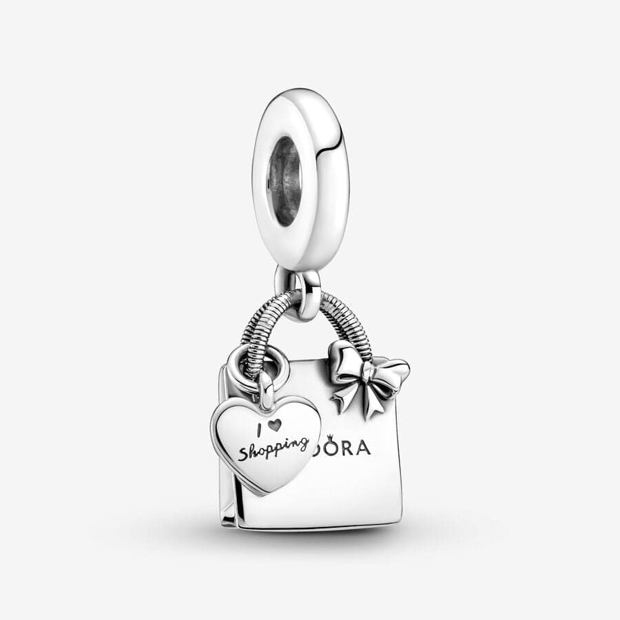 Pandora - Charm Pendente Shopping Bag in Bead Charm Alba Gioielli - Casoria, commercioVirtuoso.it