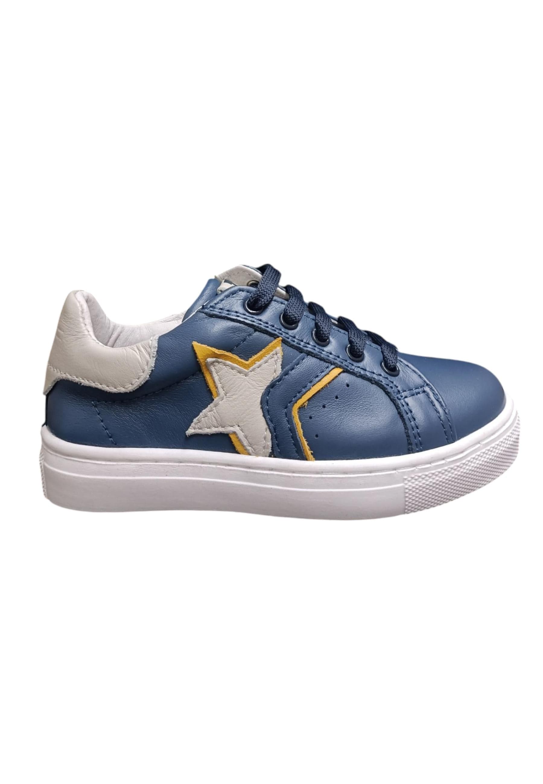 Scarpe sneaker Bambini e ragazzi balducci BUTTER  blue-bianco laccio e zip laterale - 6