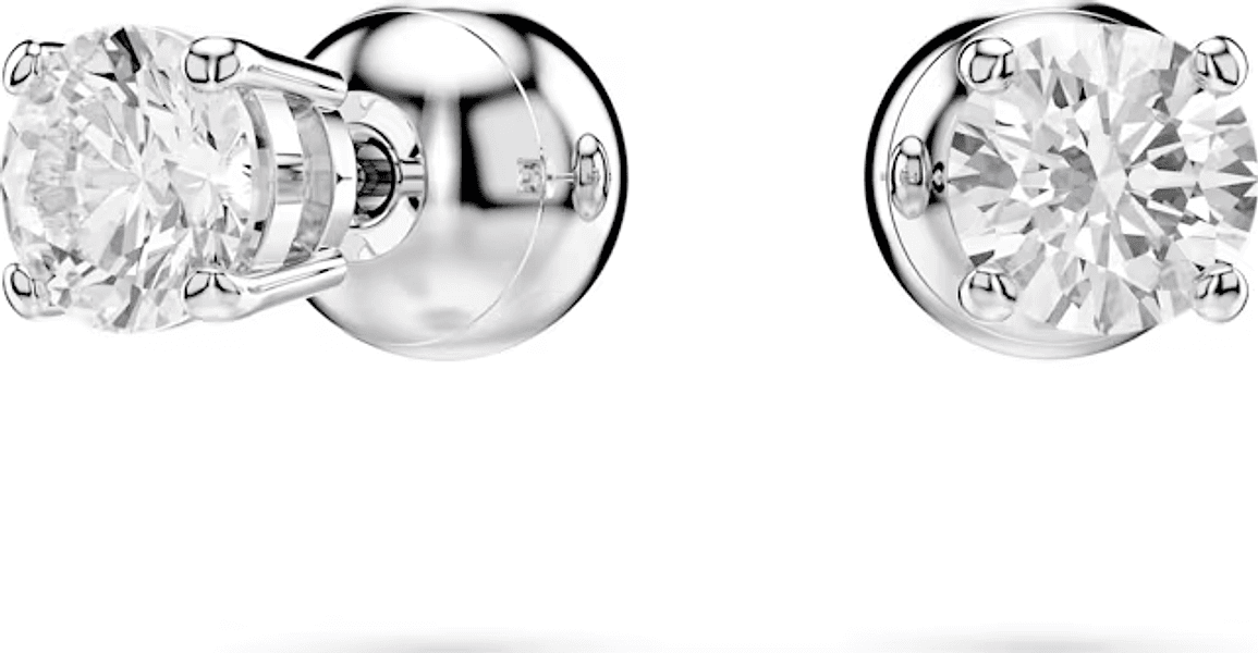 Swarovski- Set Hyperbola, Cuore, Bianco, Placcato rodio in Orecchini Alba Gioielli - Casoria, commercioVirtuoso.it