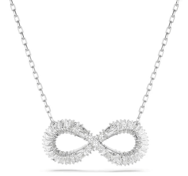 Swarovski - Collana con Pendente Hyperbola, Infinito, Bianco, Placcato rodio in Collane Alba Gioielli - Casoria, commercioVirtuoso.it
