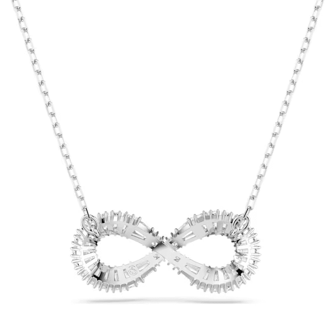Swarovski  - Collana con Pendente Hyperbola, Infinito, Bianco, Placcato rodio in Collane Alba Gioielli - Casoria, commercioVirtuoso.it