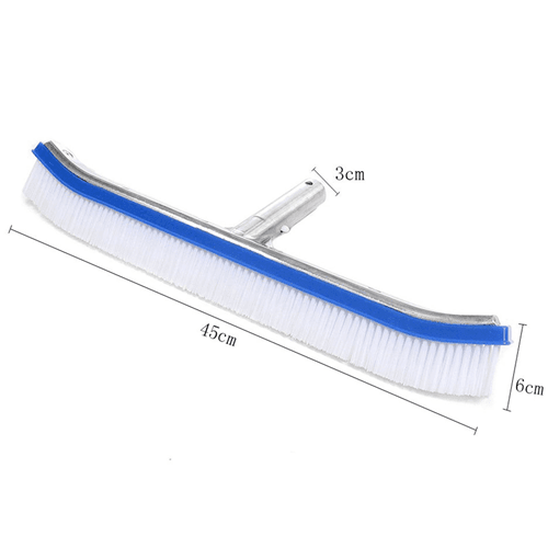 Spazzola professionale per pulizia fondo e parete piscina con rinforzo in alluminio 46 cm in Aspiratori a mano La Zappa - Altamura, commercioVirtuoso.it
