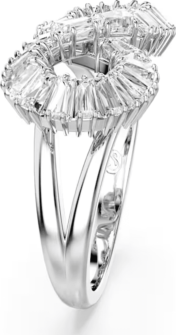 Swarovski- Anello cocktail Hyperbola, Infinito, Bianco, Placcato rodio in Anelli Alba Gioielli - Casoria, commercioVirtuoso.it