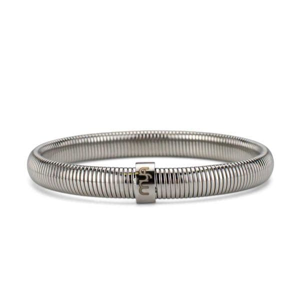 Boccadamo - Bracciale tubogas rodiato