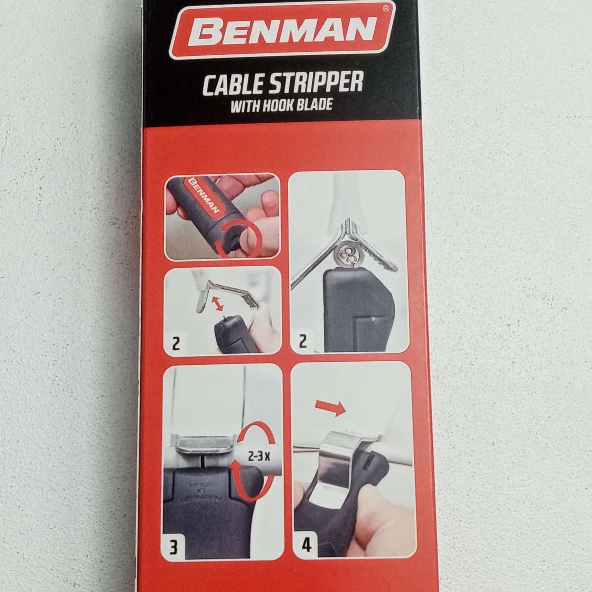 Benman coltello spellafili con lama a gancio professionale per la rimozione della guaina da cavi rotondi comuni in Pinze spelafili Aloiserw.com - Altomonte, commercioVirtuoso.it