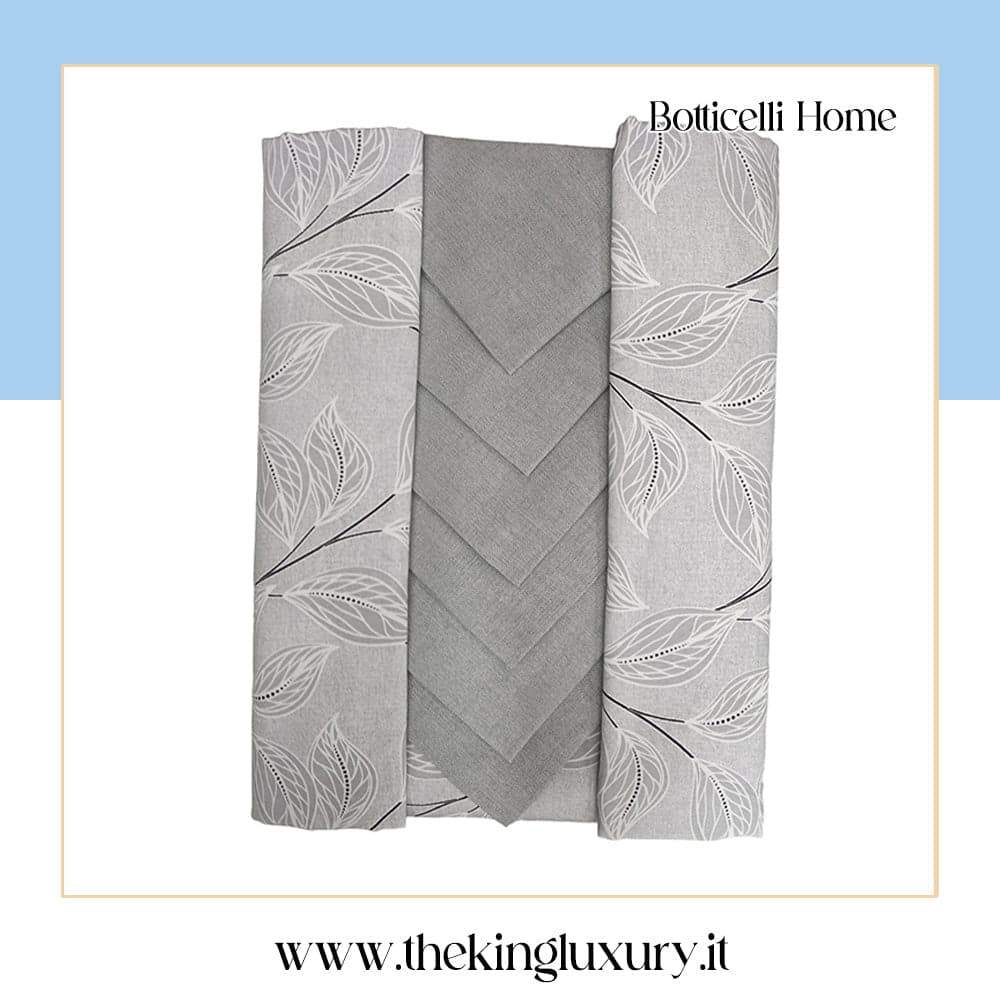 Tovaglia da Tavola Botticelli Procida X12 100% Cotone in Tovaglioli The King Luxury - San Marcellino, commercioVirtuoso.it
