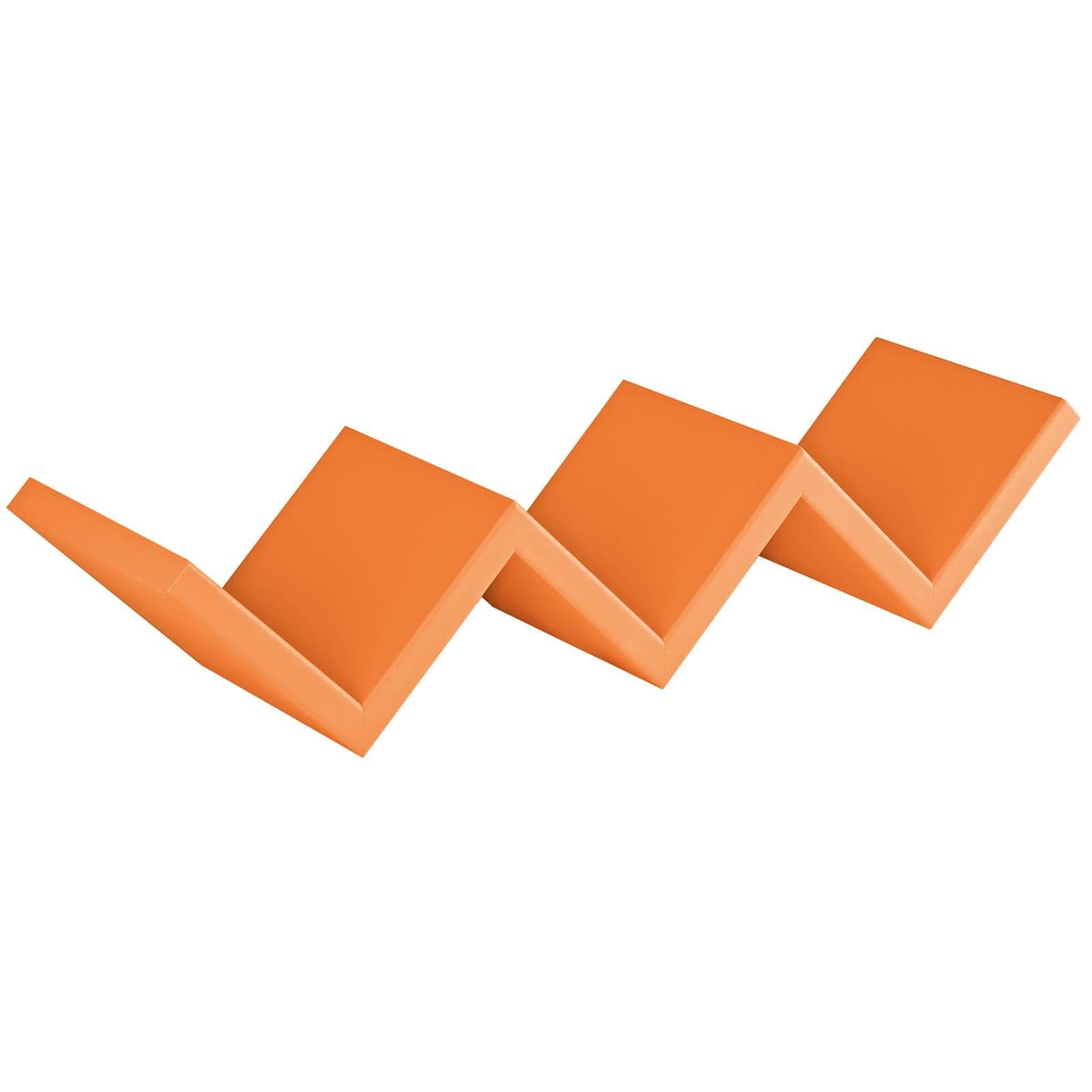 Mensola in legno "Zig Zag" da parete design moderno con fissaggio a scomparsa - 21