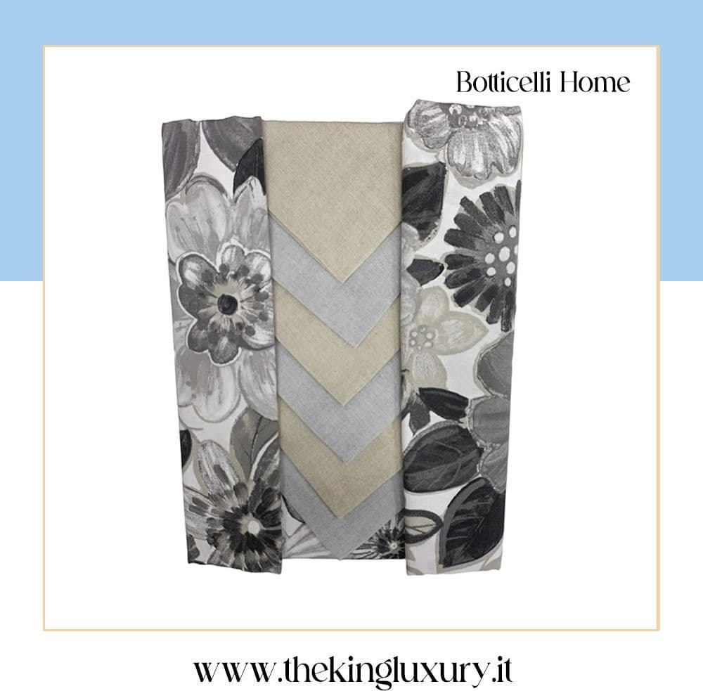 Tovaglia da Tavola Botticelli Procida X12 100% Cotone in Tovaglioli The King Luxury - San Marcellino, commercioVirtuoso.it