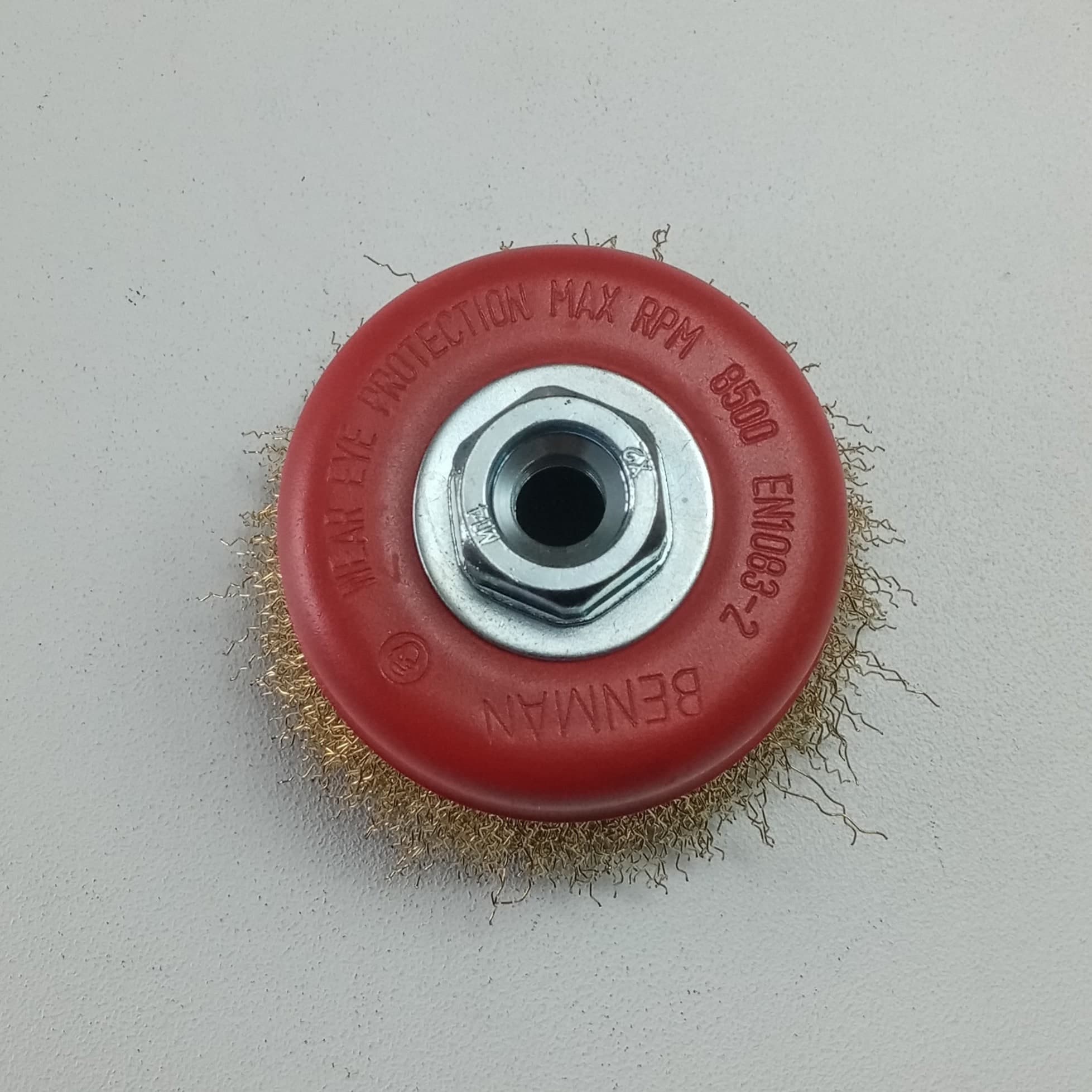 Benman spazzola a tazza da 100mm con attacco M14 in filo ondulato in Spazzole per capelli Aloiserw.com - Altomonte, commercioVirtuoso.it